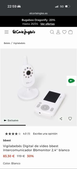 Vigilabebés Digital Bbest con Cámara