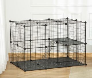 Jaula Animales Pequeños Niveles con Rampa