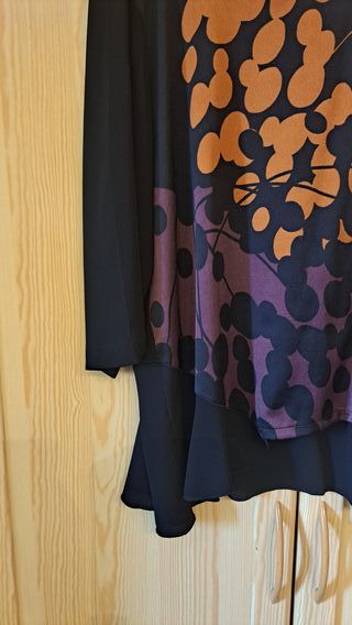 Precioso BLUSON negro Italiano de LUISA PELLICELLI