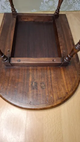 Mesa antigua siglo XIX restaurada