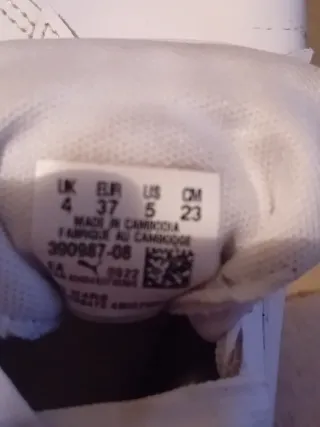 Zapatillas Puma Blancas