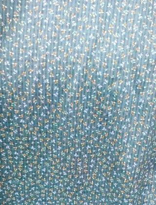 Tela muselina algodón estampado floral