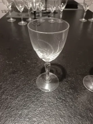 Juego 22 copas de cristal