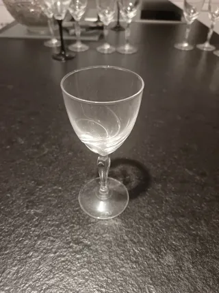 Juego 22 copas de cristal