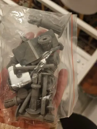 Patas IKEA BEKANT Mesa 180x80 Metal Blanco