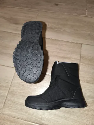 Botas de nieve impermeables negras