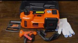 Kit  3 en 1 coche : Gato Eléctrico + Bomba+Luz LED