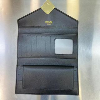 Portafogli Fendi Denim FF Oro