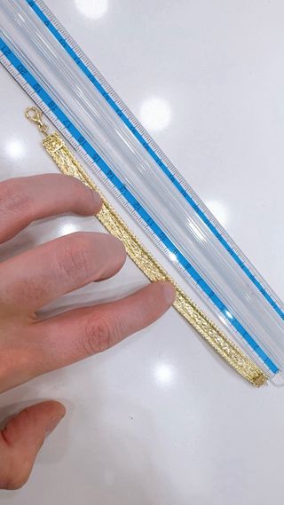 Bracciale tappeto semirigido in oro 18kt 750