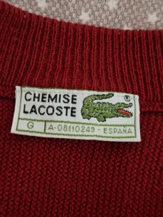 Jersey Lacoste Rojo