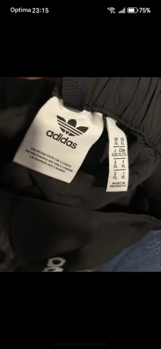 Pantaloni tuta Adidas neri
