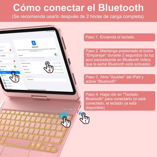 Funda teclado iPad A16 11gen + Lapiz Metapen A8