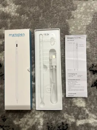 Funda teclado iPad A16 11gen + Lapiz Metapen A8