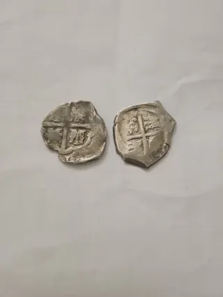 Monedas antiguas plata