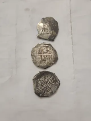 Monedas antiguas plata