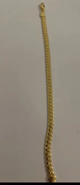Braccialetto unisex dorato