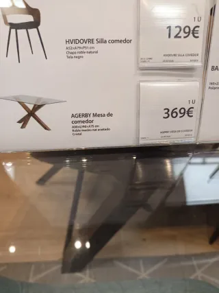 Pata de mesa comedor grande de madera estilo araña