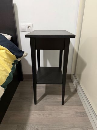 2 Mesitas Noche Ikea Hemnes Negras