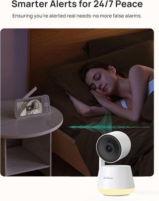 Cámara Bebé 2K/1080P + Monitor 5" + App