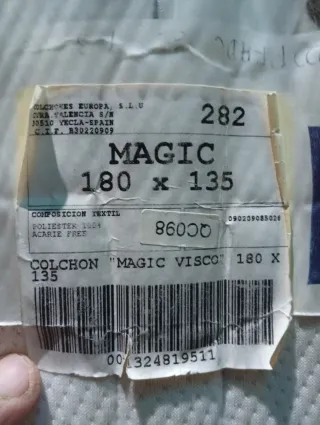 Colchón viscoelástico