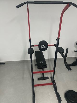 Máquina multiestación Dominadas