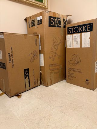 Silla Stokke Xplory + Capazo + Grupo 0