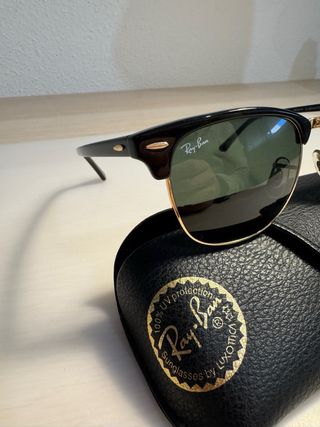 Gafas de sol Ray-Ban Clubmaster Negro/Dorado
