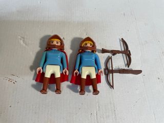 Lote 2 Figuras Playmobil Arqueras con ballestas