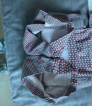 Mono falda pantalón estampado