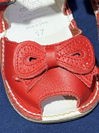 SANDALIAS PIEL MARCA LEON SHOES “NUEVAS”