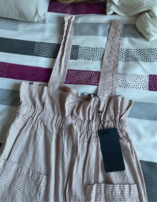 Mono rayas rosa y blanco