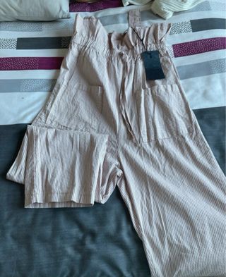 Mono rayas rosa y blanco