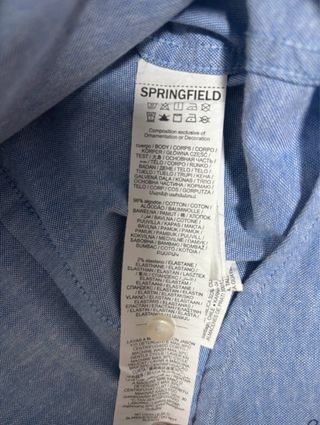 Camisa Springfield niña Talla S