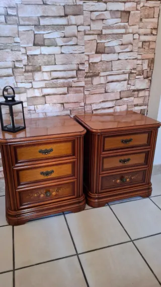 Coppia comodini 3 cassetti