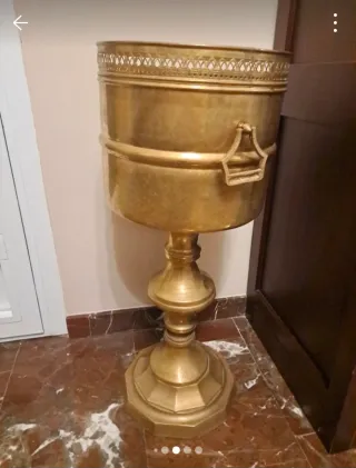 Macetero Bronce/Latón 70cm Alto