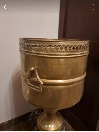 Macetero Bronce/Latón 70cm Alto