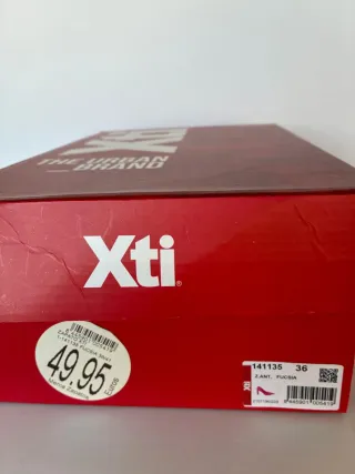 Zapatos de tacón fucsia Xti