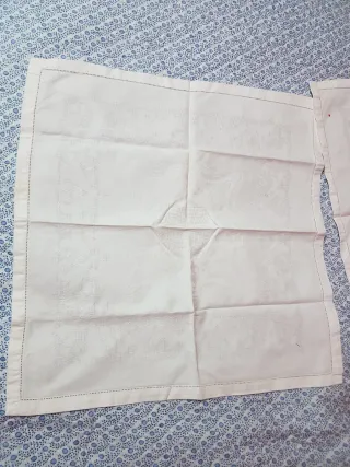 Tovagliette vintage casa cucina bianco fiori set