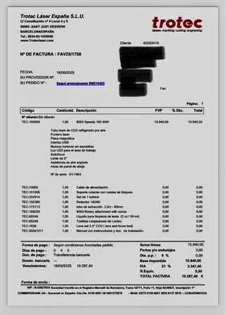 Máquina Láser Speedy 100 Trotec