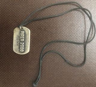 Medaglietta stile militare Piper 2000 Roma