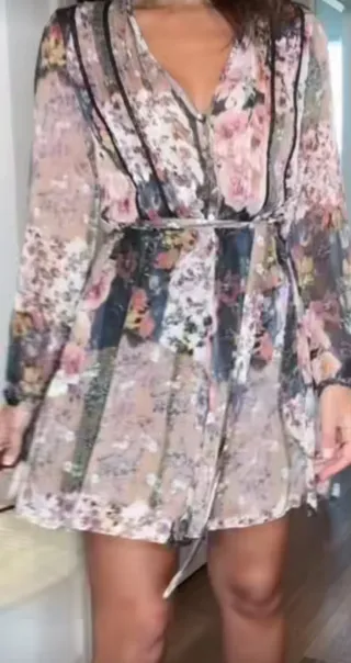 Vestido estampado floral