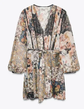 Vestido estampado floral