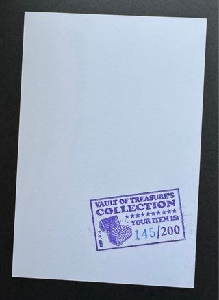 Versus Comic Con Tarjeta De Recompensa De Mecenas