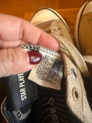 Zapatillas Converse Beige Talla 42
