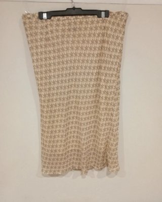 Falda midi boho retro beige/marrón Talla XL