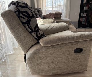 Sofá chaise longue 2,60m + sillón relax