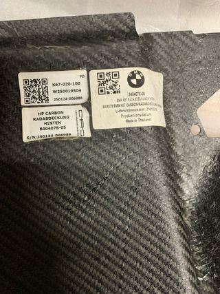 Guarda-lamas WII BMW S1000 RR Carbono