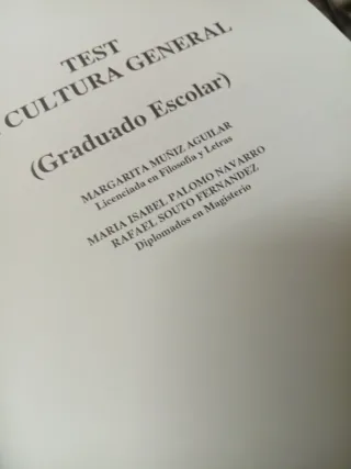Test de cultura general Graduado Escolar y equi...