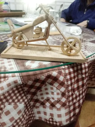 Moto Artesanal Madera