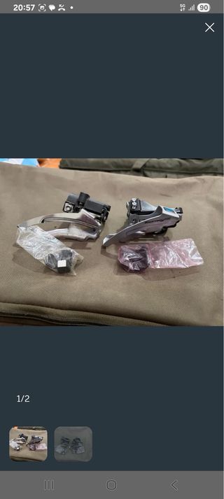 Cambio delantero bicicleta